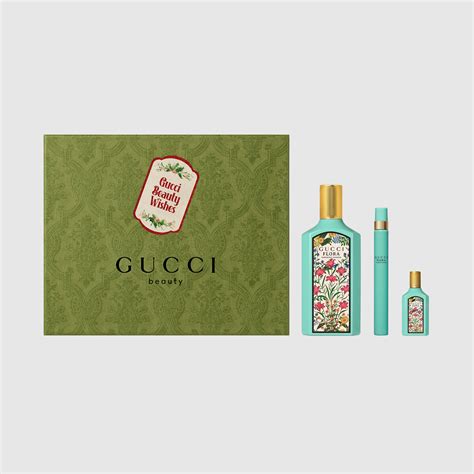 gucci flora box set|Gucci Flora jasmine gift set.